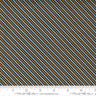 Holiday Halloween Midnight Stripes - Holiday Essentials - 1/2 Yard Increments, Cut Continuously - by Stacy Iest Hsu for Moda Fabrics