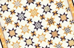 Checkerboards & Stars Quilt Pattern by Fig Tree Quilts