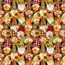 Harvest Gnomes - 1/2 Yard Increments, Cut Continuously - by Timeless Treasures