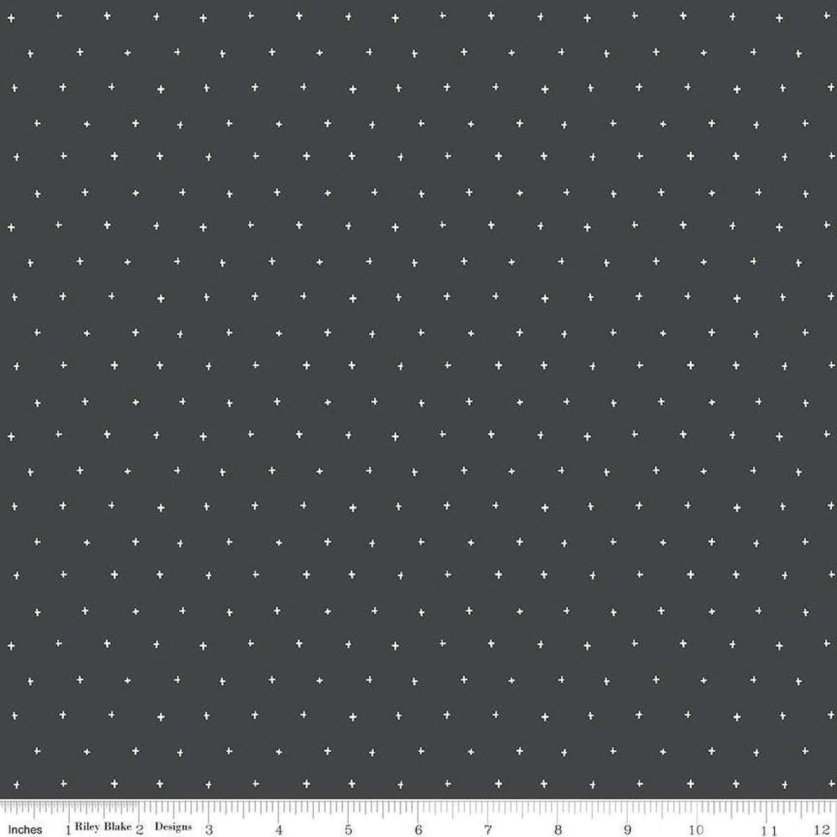 Roar Add Charcoal - 1/2 Yard Increments, Cut Continuously - by Citrus and Mint Designs for Riley Blake Designs