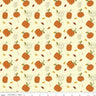 Clearance: Adel in Autumn Pumpkins Cream - 1/2 Yard Increments, Cut Continuously - by Sandy Gervais for Riley Blake Designs