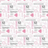 Clearance- Nobody Fights Alone Nurses Care in White - 1/2 Yard Increments, Cut Continuously - by Riley Blake Designs