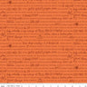 Happy Fall Days Autumn Words in Orange - 1/2 Yard Increments, Cut Continuously - by Kelsey Carlson for Riley Blake Designs