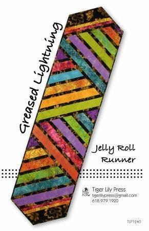 Greased Lightning Table Runner Pattern by Tiger Lily Press