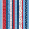 Colors of Summer Stripes in Multi - 1/2 Yard Increments, Cut Continuously - by Jackie Decker for Wilmington Prints