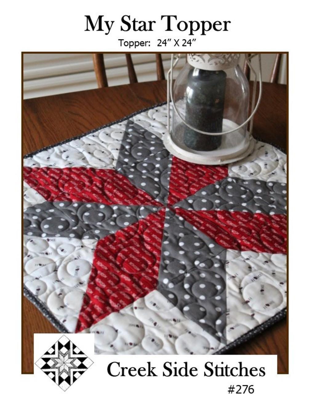 My Star Topper#276 by Creek Side Stitches