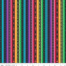 Bloom Stripe in Black - 1/2 Yard Increments, Cut Continuously - by Kristy Lea of Quiet Play for Riley Blake Designs