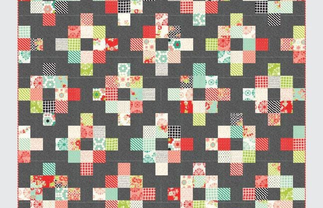 Cakewalk Quilt Pattern by Camille Roskelley of Thimble Blossoms