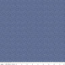 Denim and White Small Hashtag - 1/2 Yard Increments, Cut Continuously - by Riley Blake Designs