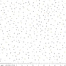 Black and Orange Pin Dot Halloween on White - 1/2 Yard Increments, Cut Continuously - by Riley Blake Designs