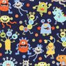 Monster Mash in Navy - 1/2 Yard Increments, Cut Continuously - by Michael Miller