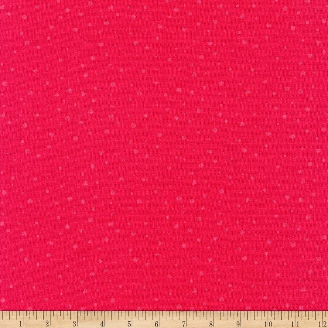 Clearance- Dream Scatter Love in Red - 1/2 Yard Increments, Cut Continuously - by Kristy Lea for Riley Blake Designs
