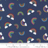 Rainbow Garden in Blueberry - 1/2 Yard Increments, Cut Continuously - by Abi Hall for Moda Fabrics