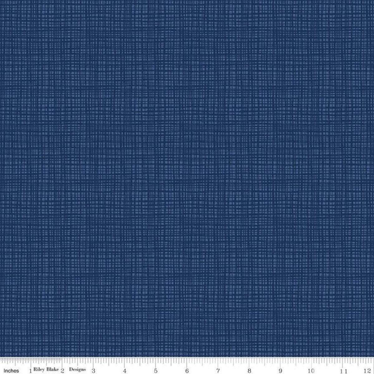 Navy Texture - 1/2 Yard Increments, Cut Continuously - by Sandy Gervais for Riley Blake Designs