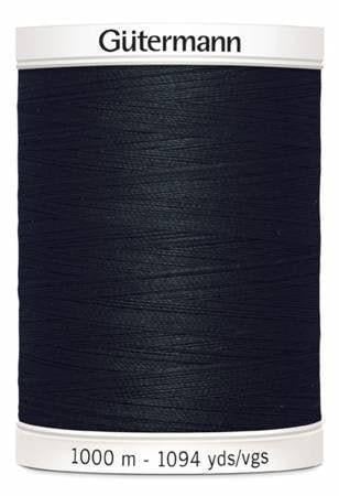 Black Gutermann Sew-All Poly Thread 1000 Meter