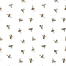 White Simple Life Bees - 1/2 Yard Increments, Cut Continuously - by Sarah Summers Collection for Clothworks