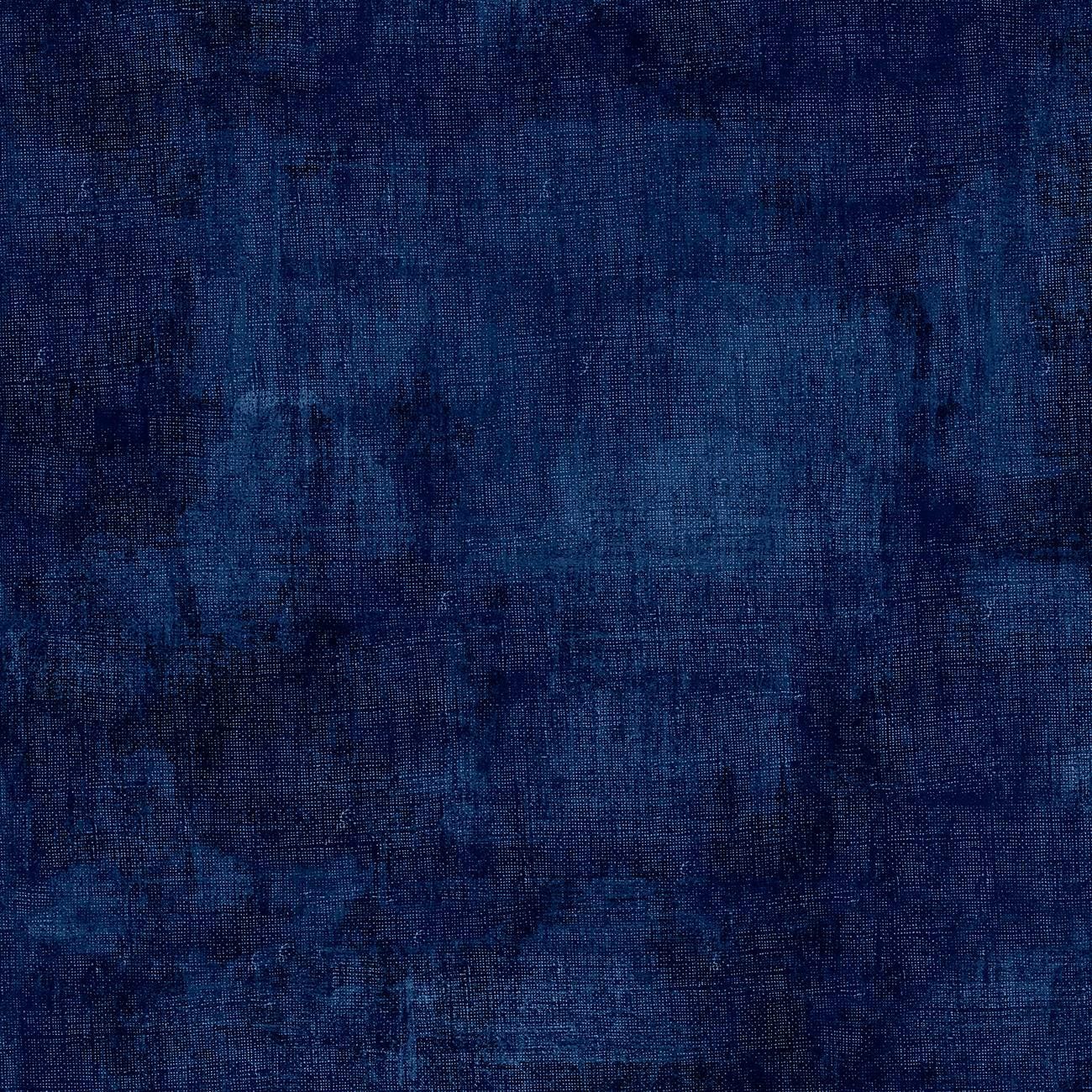 Dark Royal Blue Dry Brush Essentials Basics - 1/2 Yard Increments, Cut Continuously - by Wilmington Prints