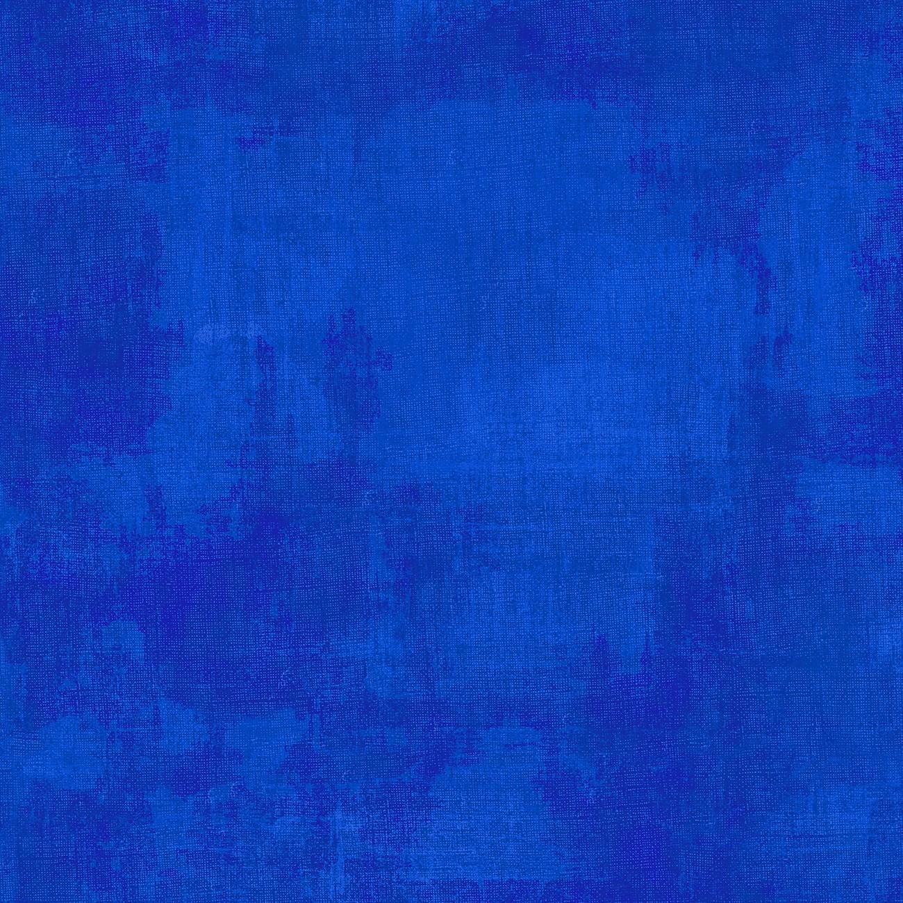 Royal Blue Dry Brush Essentials Basics - 1/2 Yard Increments, Cut Continuously - by Wilmington Prints