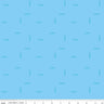 Make Stitched Up in Aqua - 1/2 Yard Increments, Cut Continuously - by Kristy Lea of Quiet Play for Riley Blake Designs