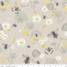 Honey Bee Main in Taupe - 1/2 Yard Increments, Cut Continuously - by My Mind's Eye for Riley Blake Designs