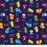 Fisher-Price Main in Navy - 1/2 Yard Increments, Cut Continuously - by Riley Blake Designs
