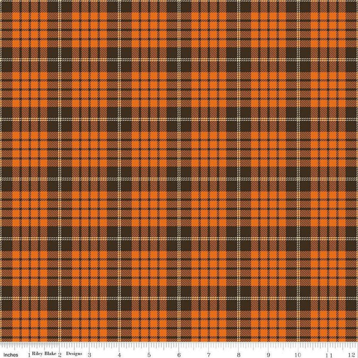 Awesome Autumn Plaid in Raisin - 1/2 Yard Increments, Cut Continuously - by Sandy Gervais for Riley Blake Designs