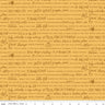 Happy Fall Days Autumn Words in Gold - 1/2 Yard Increments, Cut Continuously - by Kelsey Carlson for Riley Blake Designs