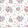 Clearance- Pure Delight Main in White - 1/2 Yard Increments, Cut Continuously - by Melanie Collette for Riley Blake Designs