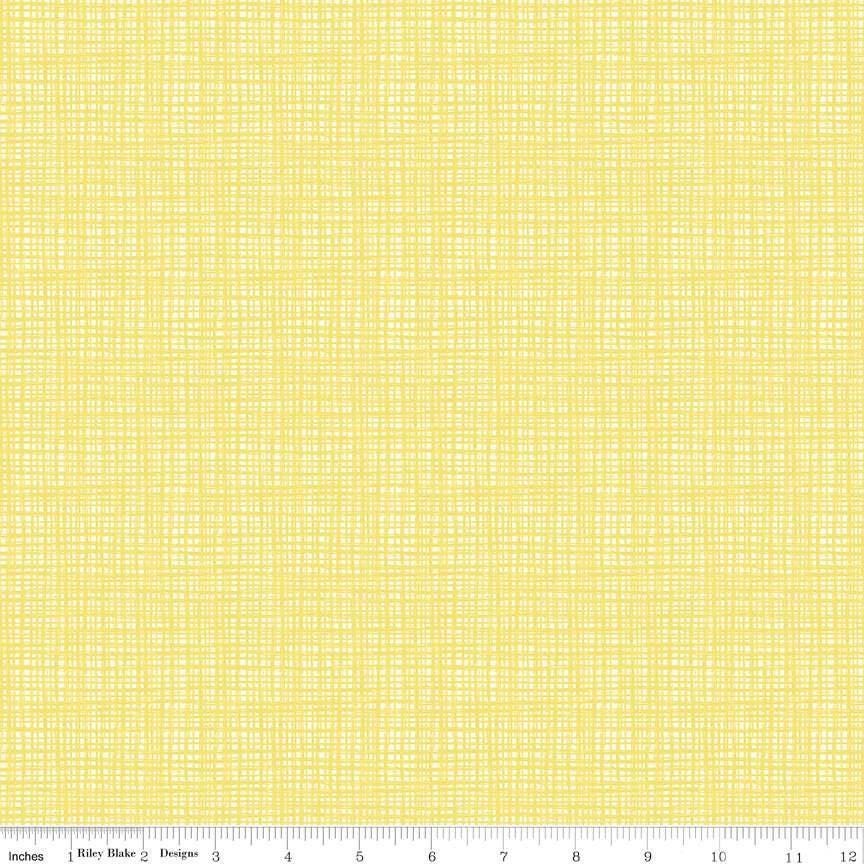 Canary Yellow Texture - 1/2 Yard Increments, Cut Continuously - by Sandy Gervais for Riley Blake Designs