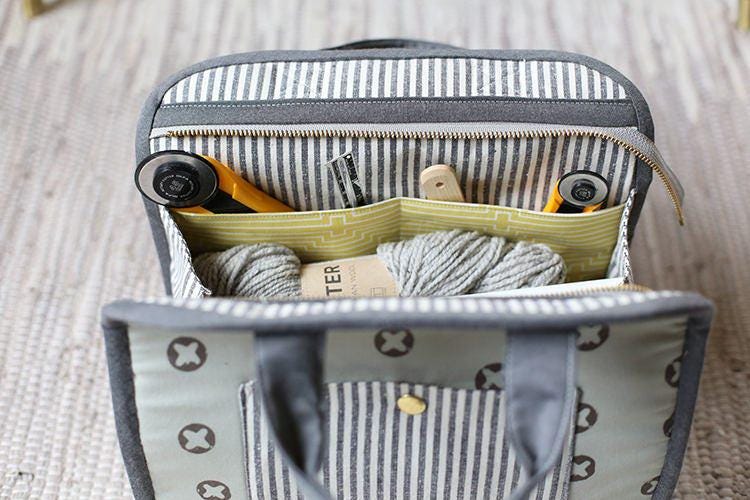 Maker's Tote Bag Pattern by Noodlehead