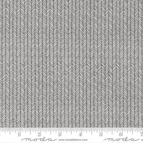 Late October in Vanilla Black - 1/2 Yard Increments, Cut Continuously - by Sweetwater for Moda Fabrics