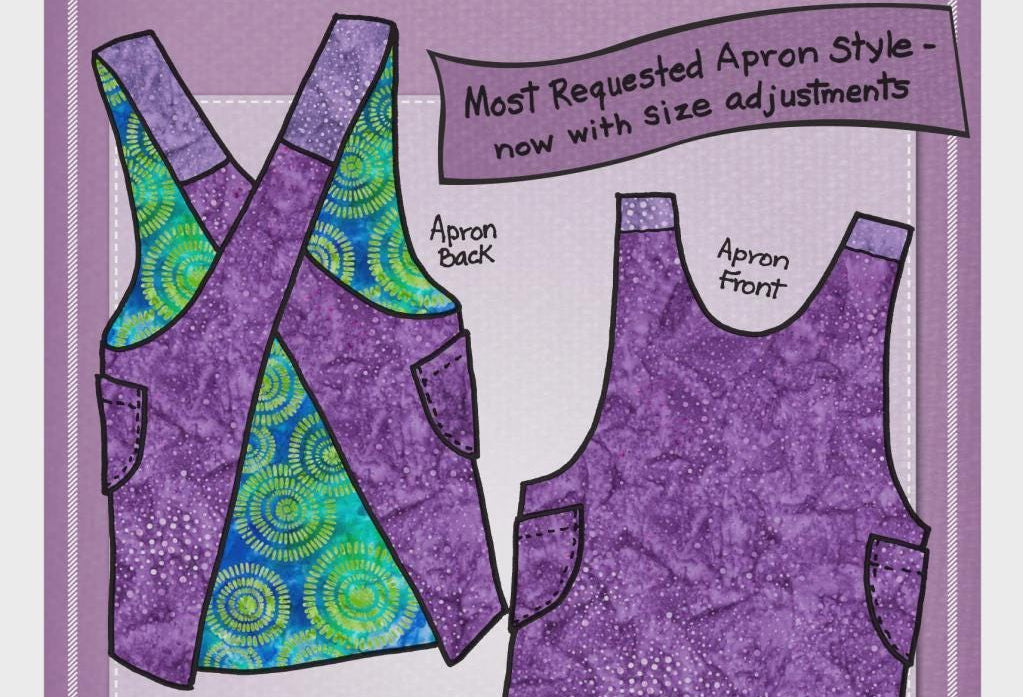 Crisscross Apron Pattern by Mary's Productions