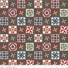 Clearance: Barn Quilts Brown - 1/2 Yard Increments, Cut Continuously - by Tara Reed for Riley Blake Designs