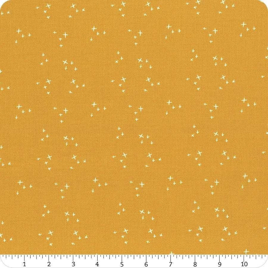 Pumpkin Spice Sparkle Gold - 1/2 Yard Increments, Cut Continuously - by Simple Simon & Company for Riley Blake Designs