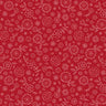 Colors of Summer Ditsy Floral in Red - 1/2 Yard Increments, Cut Continuously - by Jackie Decker for Wilmington Prints