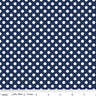 Small Dot Navy - 1/2 Yard Increments, Cut Continuously - by Riley Blake Designs