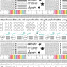 Make Main in White - 1/2 Yard Increments, Cut Continuously - by Kristy Lea of Quiet Play for Riley Blake Designs