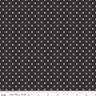 Swiss Dot Black - 1/2 Yard Increments, Cut Continuously - by Riley Blake Designs