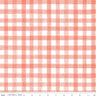 Homemade Gingham in Coral - 1/2 Yard Increments, Cut Continuously - by Echo Park Paper Co. for Riley Blake Designs
