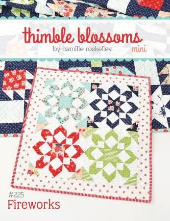 Fireworks Mini Quilt Pattern by Camille Roskelley of Thimble Blossoms