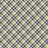 Silver and Gold Metallic Plaid - 1/2 Yard Increments, Cut Continuously - by Timeless Treasures