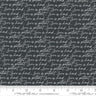 Flirt Love is Patient Words in Black - 1/2 Yard Increments, Cut Continuously - by Sweetwater for Moda Fabrics