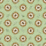 Queen Bee Circle Vignette in Light Sage - 1/2 Yard Increments, Cut Continuously - by Morris Creative Group for QT Fabrics