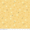 Sunshine and Sweet Tea Honeycomb in Sunshine - 1/2 Yard Increments, Cut Continuously - by Amanda Castor for Riley Blake Designs