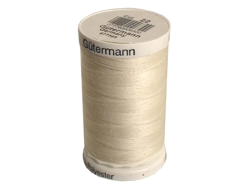 Gutermann Sew-All Poly Thread 500 Meter Eggshell