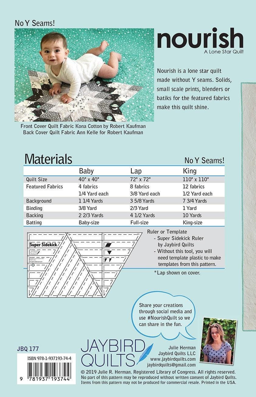 Nourish Quilt Pattern by Jaybird Quilts