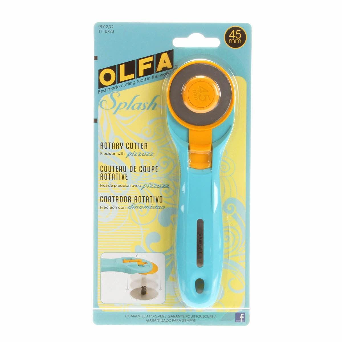 Aqua Splash 45mm Rotary Cutter by Olfa