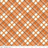 Shades of Autumn Plaid Sparkle in Orange - 1/2 Yard Increments, Cut Continuously - by My Mind's Eye from Riley Blake Designs