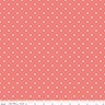 Bee Basics X Coral - 1/2 Yard Increments, Cut Continuously - by Lori Holt for Riley Blake Designs