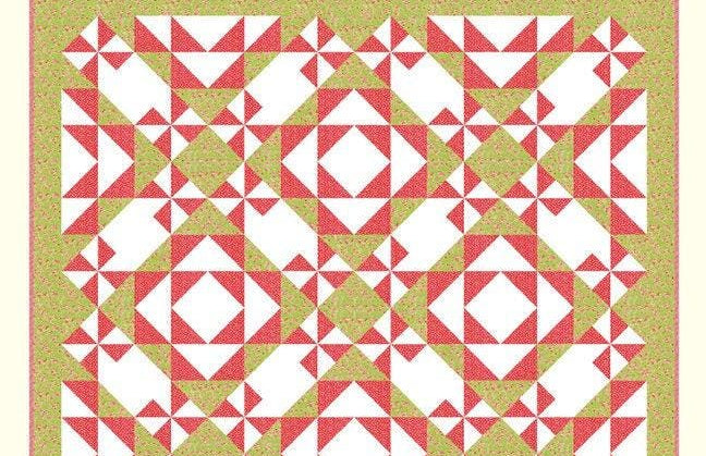 Peppermint Twist Quilt Pattern by Cotton Way